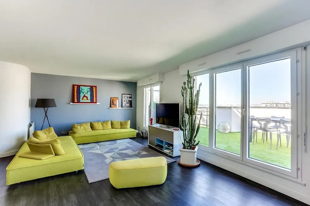 Apartment Appartement D'Exception Paris 20Eme, Terrasse De 45M2, Vue Sur La Tour Eiffel France