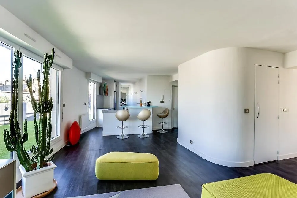 Appartement D'Exception Paris 20Eme, Terrasse De 45M2, Vue Sur La Tour Eiffel France